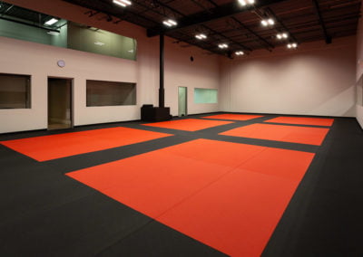 Burlington Taekwondo DCR Academy training grounds black red mats