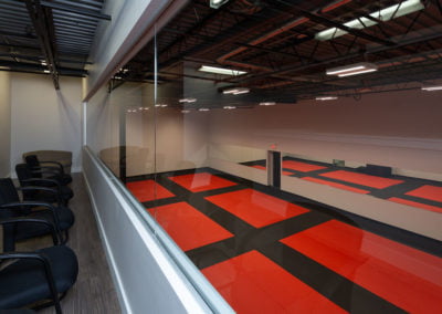 DCR Burlington Taekwondo Academy parents and guests viewing areas