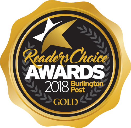 Readers Choice award 2018 Burlington Post