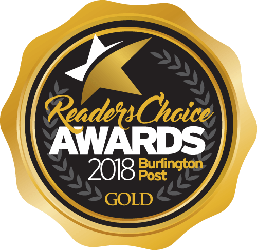 2018 BP_GOLD_MEDALLION Readers Choice award 2018 Burlington Post